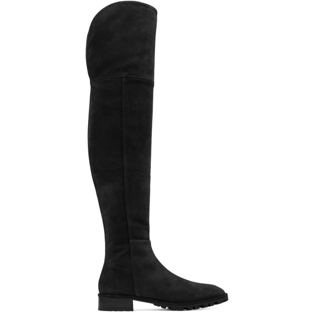 Stuart Weitzman Amber Over-The-Knee Thigh High Black Suede Boots